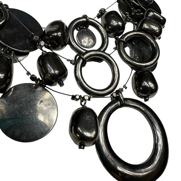 Five Beautiful Necklaces, Pearls, Tassels, CZ, Purple Stone - Picture 3 of 16